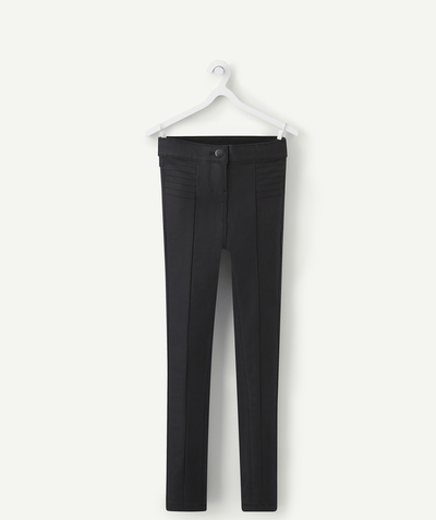 pantalon Categories Tao - TREGGING FILLE ENDUIT NOIR