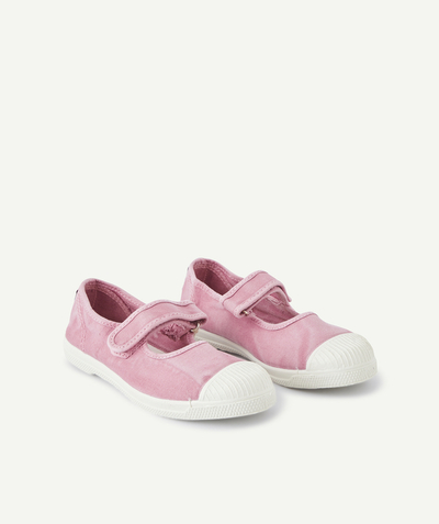 Chaussures, chaussons Rayon - BALLERINES ROSES EN TOILE FILLE