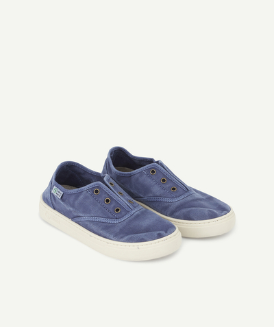 Shoes radius - BOY'S NAVY BLUE CANVAS TRAINERS