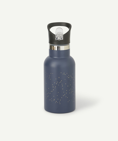 Back to school accessories radius - CHILD'S MIDNIGHT BLUE WITH GOLDEN POLKA DOTS 350ML FLASK
