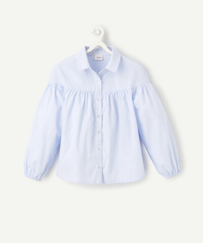 Shirt - Blouse radius - SPARKLY BLUE STRIPED SHIRT