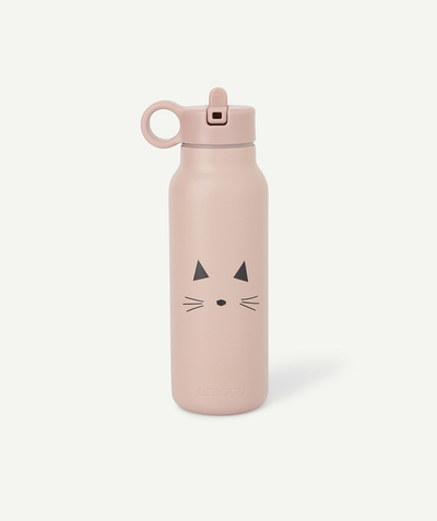 Puériculture Categories Tao - LIEWOOD ® - GOURDE ROSE CHAT 350ML FILLE