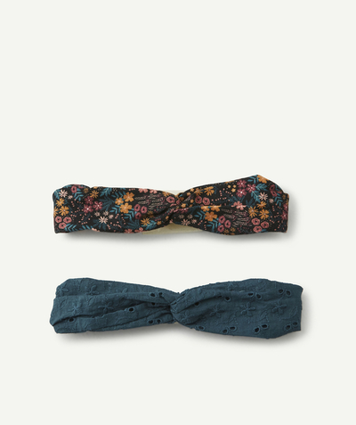 Private sales radius - SET OF TWO FLORAL AND BLUE HEADBANDS FOR GIRLS