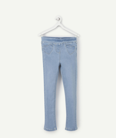 Jeans radius - GIRLS' LOLA TREGGINGS IN LOW IMPACT RAW DENIM
