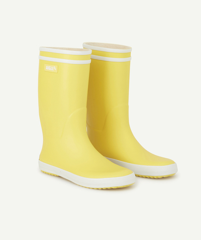 Wellington boots Tao Categories - GIRL'S LOLLYPOP YELLOW RUBBER BOOTS 2