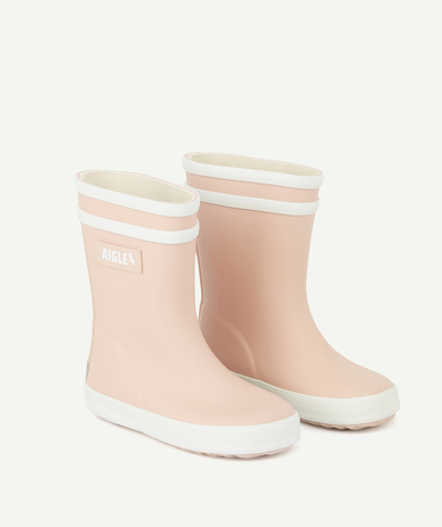 Wellington boots Tao Categories - BABY GIRLS' BABYFLAC PINK FIRST STEPS RUBBER BOOTS