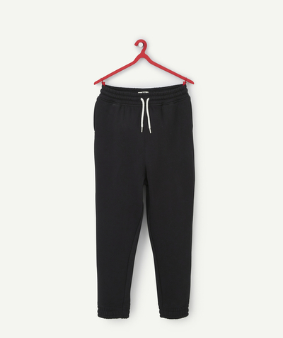 Trousers - jogging pants radius - GIRLS' JOGGING PANTS IN BLACK RECYCLED FIBERS