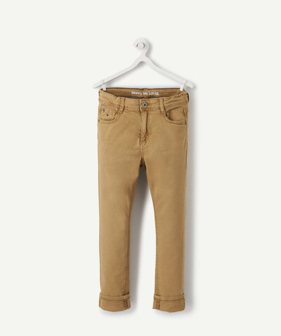Trousers size + radius - LOUIS SIZE+ SKINNY CAMEL TROUSERS
