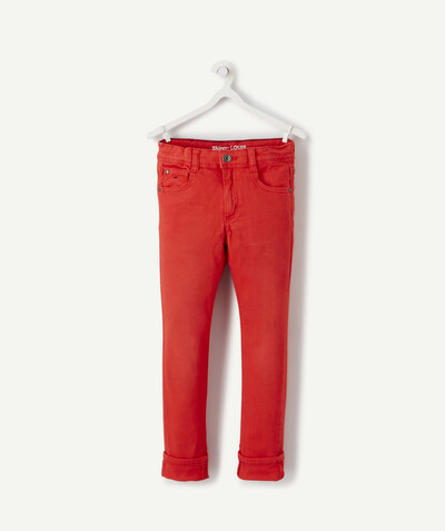 Trousers - Jogging pants radius - LOUIS RED SKINNY TROUSERS