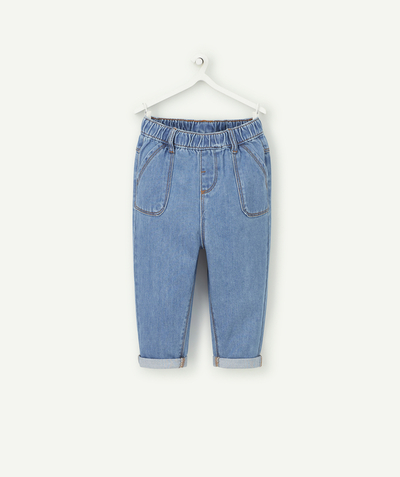 Trousers radius - BABY BOYS' RELAXED TROUSERS IN LOW IMPACT DENIM
