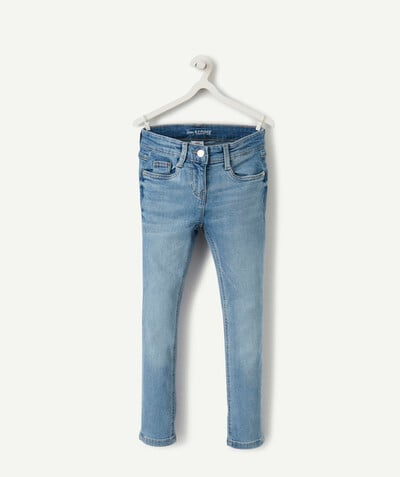 Jeans radius - LOUISE SIZE+ SKINNY PALE BLUE JEANS WITH HEART-SHAPED RIVETS