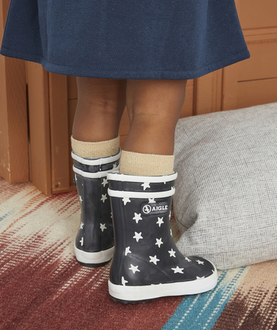 Shoes, booties radius - BABY'S PREMIERS PAS BABYFLAC STAR PRINT BOOTS
