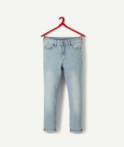Trousers - Jeans Sub radius in - PALE BLUE SUPER-SKINNY COTTON JEANS