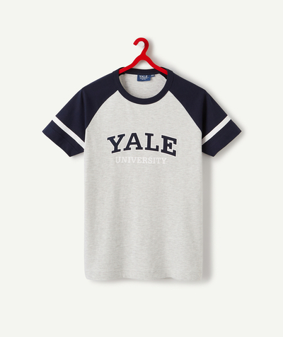 Low prices radius - YALE UNIVERSITY ® - THE BLUE AND GREY ORGANIC COTTON T-SHIRT