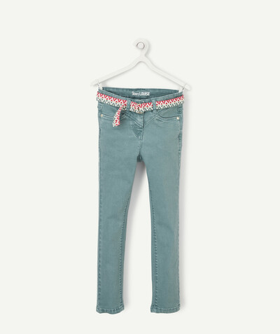 Low prices  radius - LOUISE GREEN SKINNY TROUSERS WITH BELT