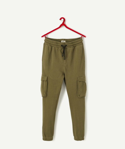 Trousers - Jeans Sub radius in - KHAKI JOGGING PANTS WITH POCKETS