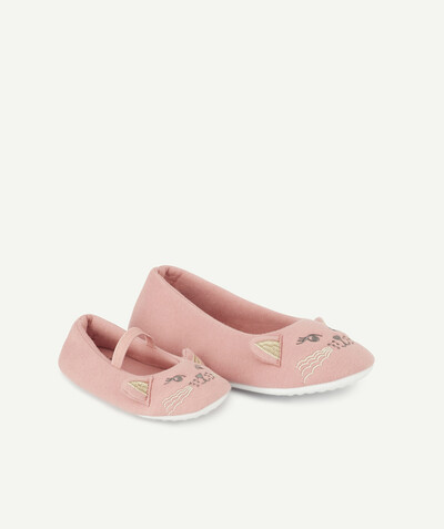 Shoes radius - PINK SLIPPERS WITH CAT DESIGN