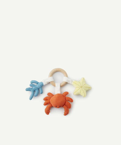 Essentials : 50% off 2nd item* family - THREE-DIMENSIONAL CRAB CUDDLY TOY WITH A RATTLE