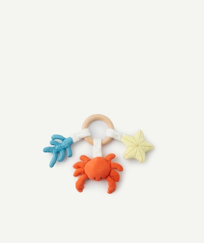All collection radius - THREE-DIMENSIONAL CRAB CUDDLY TOY WITH A RATTLE