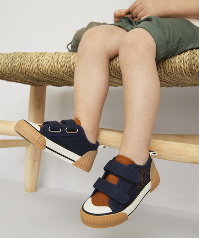 Boys radius - NAVY BLUE TRAINERS WITH HOOK AND LOOP BANDS