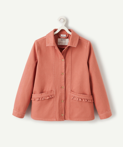 Coat - Padded jacket - Jacket radius - OLD ROSE JACKET IN COTTON