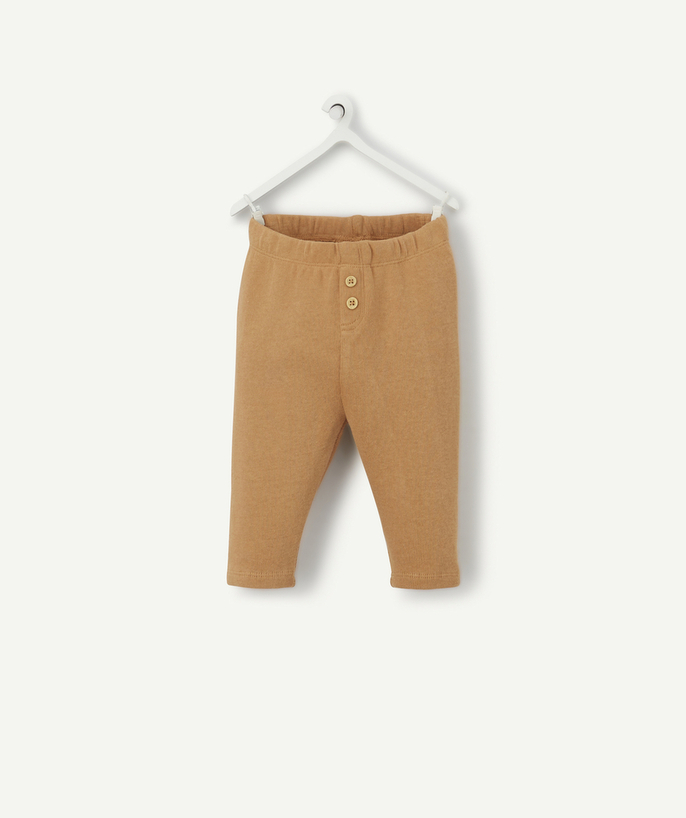 Trousers - Leggings - Bloomer radius - BABIES' LEGGINGS IN CAMEL COTTON
