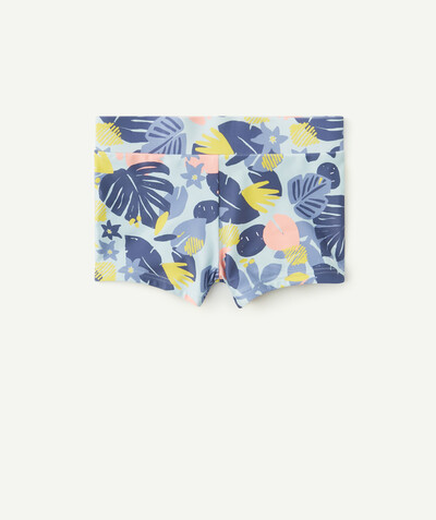 Beach collection radius - BLUE PRINTED SWIM BOXERS IN RECYCLED FIBRES