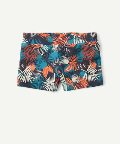 Beach collection radius - TROPICAL PRINT SWIM BOXERS IN RECYCLED FIBRES