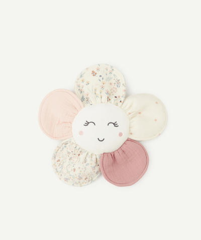 All accessories radius - BABIES' BEAUTIFULLY SOFT PINK AND WHITE FLOUR SOFT TOY