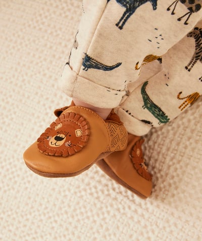 Babies'shoes - Booties - Hat Sección  - ROBEEZ ® - PATUCOS LEÓN DE PIEL DE CURTIDO VEGETAL