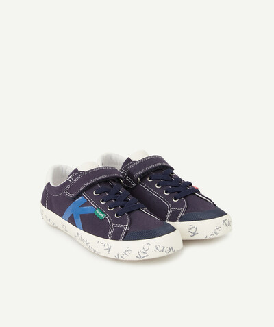 Baby-girl radius - KICKERS®-BLUE LACE-UP TRAINERS