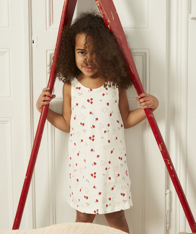 Low prices  radius - WHITE NIGHTSHIRT WITH STRAWBERRY AND HEART DETAILS