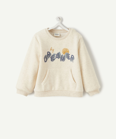 Original Days radius - BABY BOYS' SWEATSHIRT IN RECYCLED FIBRES WITH A MESSAGE