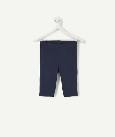 Summer essentials radius - NAVY BLUE CYCLIST SHORTS IN RECYCLED COTTON