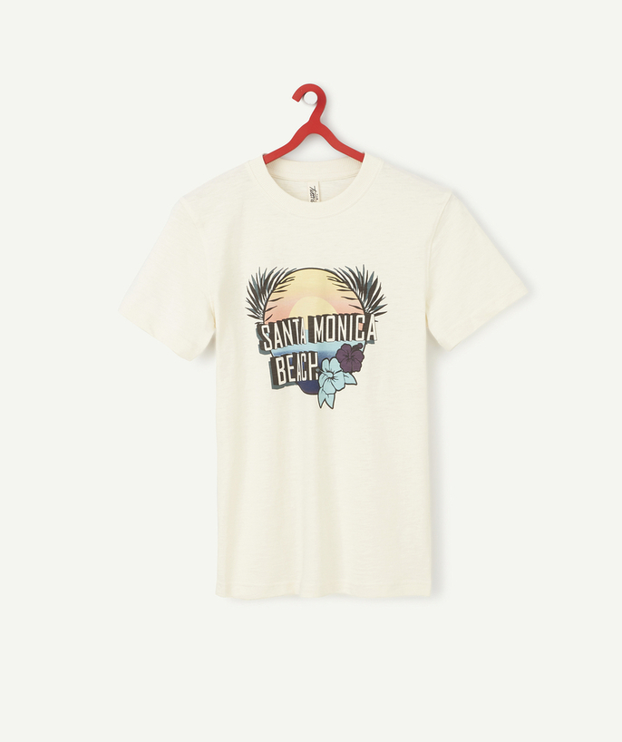 T-shirt Sub radius in - CREAM T-SHIRT IN RECYCLED FIBRES WITH A FUN DESIGN