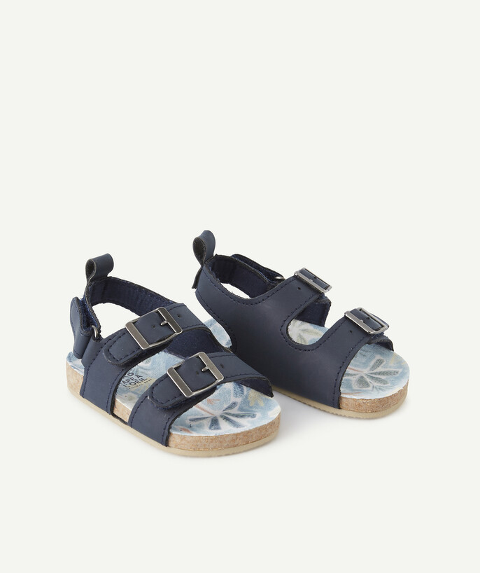 Chaussures, chaussons Rayon - LES CHAUSSONS SANDALES BLEU MARINE