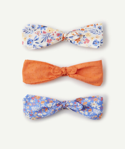 Original Days radius - SET OF THREE FLORAL HAIRBANDS WITH BOWS