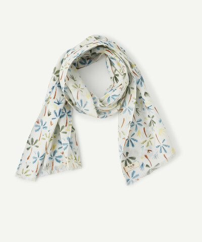 Special Occasion Collection radius - PASTEL BLUE PRINTED SCARF