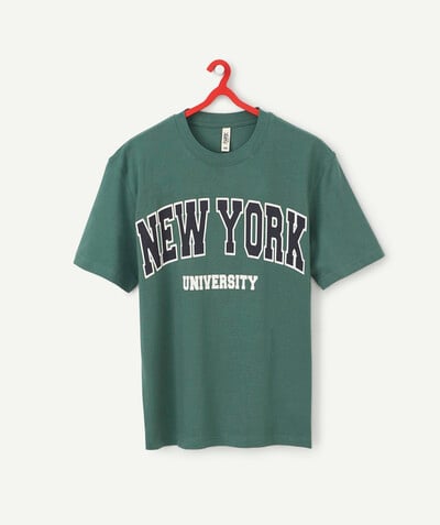 T-shirt Sub radius in - GREEN UNIVERSITY T-SHIRT IN RECYCLED FIBRES
