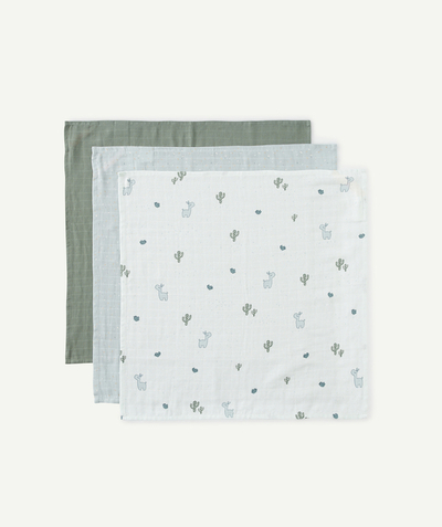 DONE BY DEER ® radius - SET OF 3 BLUE LALEE NAPPIES