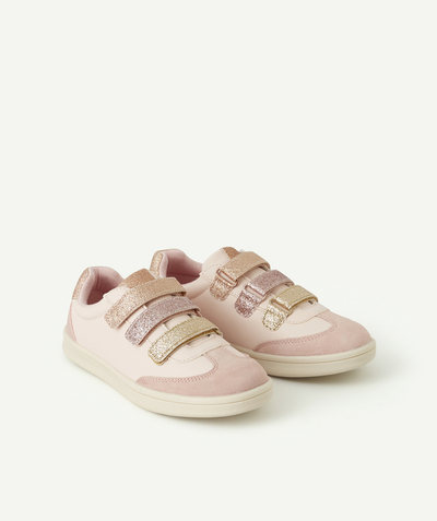 Trainers radius - GIRLS' LOW-TOP PINK AND SPARKLING TRAINERS