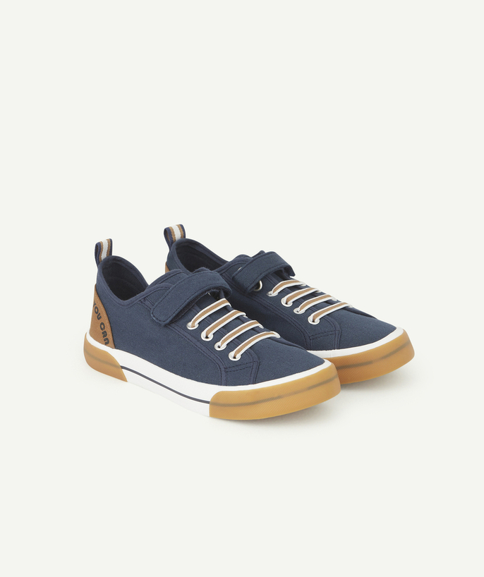 Shoes radius - BOYS' NAVY BLUE TRAINERS WITH NAVY BLUE DETAILS AND MESSAGES