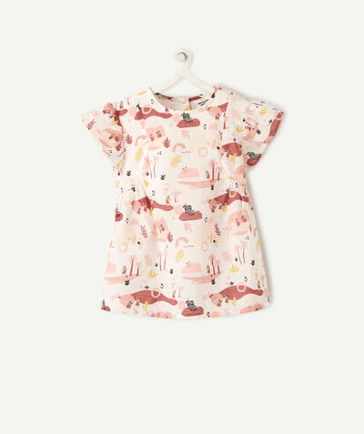 Low prices radius - COTTON BLOUSE WITH A COLOURED PRINT