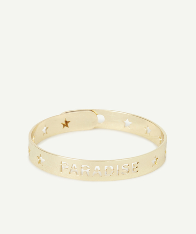 Jewellery Tao Categories - GIRLS' GOLDEN AND STAR BRACELET WITH A MESSAGE