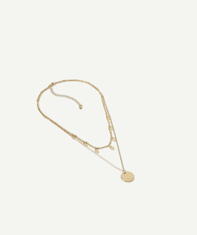 Girl radius - GOLDEN TWO-STRAND CHAIN NECKLACE