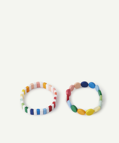 Jewellery Tao Categories - SET OF TWO COLOURED BEADED BRACELETS FOR GIRLS