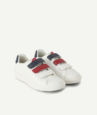 Special Occasion Collection radius - WHITE TRAINERS WITH COLOURED SCRATCH FASTENING