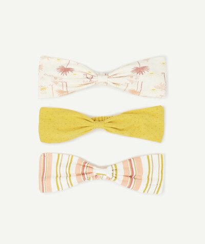 Private sales radius - SET OF THREE PLAIN AND PRINTED COTTON HAIRBANDS