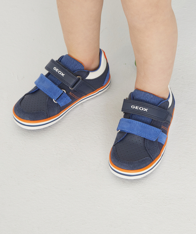 Chaussures, chaussons Rayon - GEOX ® - LES BASKETS BLEUES ET ORANGES