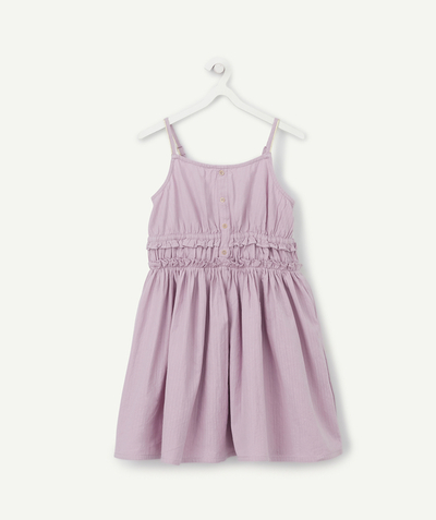 Girl radius - VIOLET DRESS WITH FRILLED STRAPS